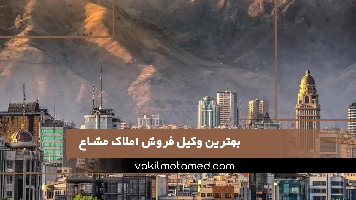 بهترین وکیل فروش املاک مشاع