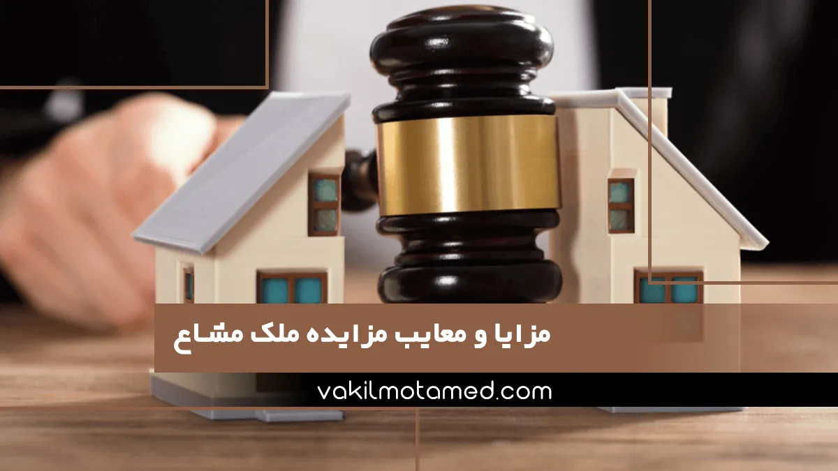 مزایا و معایب مزایده ملک مشاع